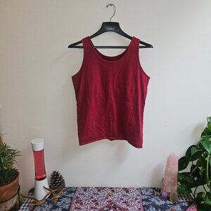 Red Shelf Bra Tank XL